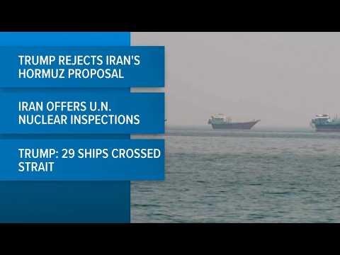 Trump rejects Iran’s proposal to reopen Strait of Hormuz