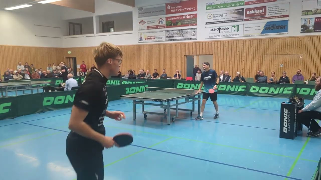 3. Bundesliga Süd | Daniel Geist vs Niclas Reindl | SB Versbach gegen TTC Kist