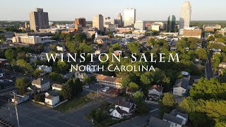 Winston-Salem, North Carolina - [4K] Drone Tour