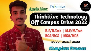 Thinkitive Off Campus Drive | Trainee Software Engineer | 2020,2021,2022 | Apply Now