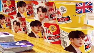 2020 Bts Jungkook Birthday Cafe In London, Uk Kpop Cupsleeve Event