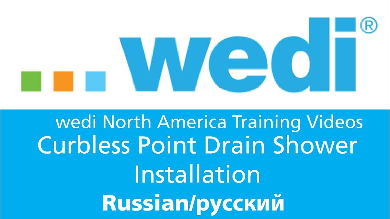 (RU) Installing a curbless point drain shower system (wedi Fundo Ligno