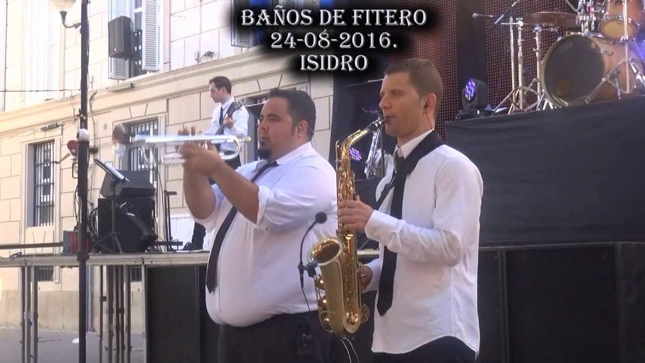SOLO DE SAXOFÓN Y TROMPETA ORQUESTA LONDON VALTIERRA (NAVARRA) 24- 08- 2016.