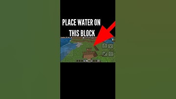 HOW TO MAKE INFINITE WATER SOURCE | 3 METHODS #trending #minecraft