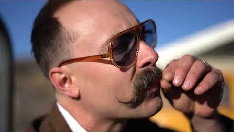 Old School Shaving Cream, Shave & Handlebar Mustache Wax Example For Men