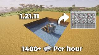 New Easy Iron Farm 1.21.11 1400 Iron Ingotshour