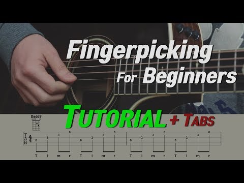 Beginner Fingerpicking Guitar Lesson TABS + Chordsㅣ 초보자를 위한 기본 아르페지오 핑거스타일 핑거피킹 레슨  - -