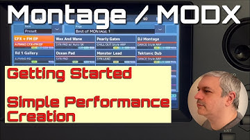 Yamaha Montage / MODX Plus - Tutorial 1: Getting Started (beginners) Intro to create a Performance
