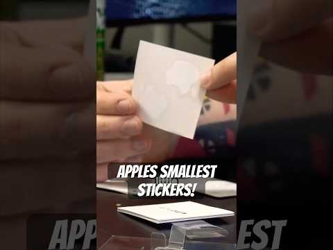 The Tiniest Apple Stickers Ever!  #apple #ipod #tech #retrotech #music #applemusic