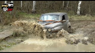 Гидроудар дизельного ssangyong на бездорожье. Пробираемся к выезду с off road маршрута