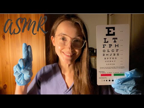 ASMR Late Night Eye Exam (Dark & Cosy)