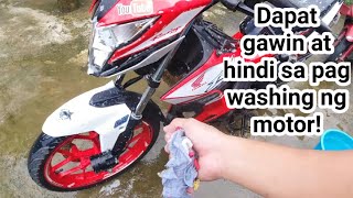 Dapat at hindi gawin sa pag washing ng ating motor.