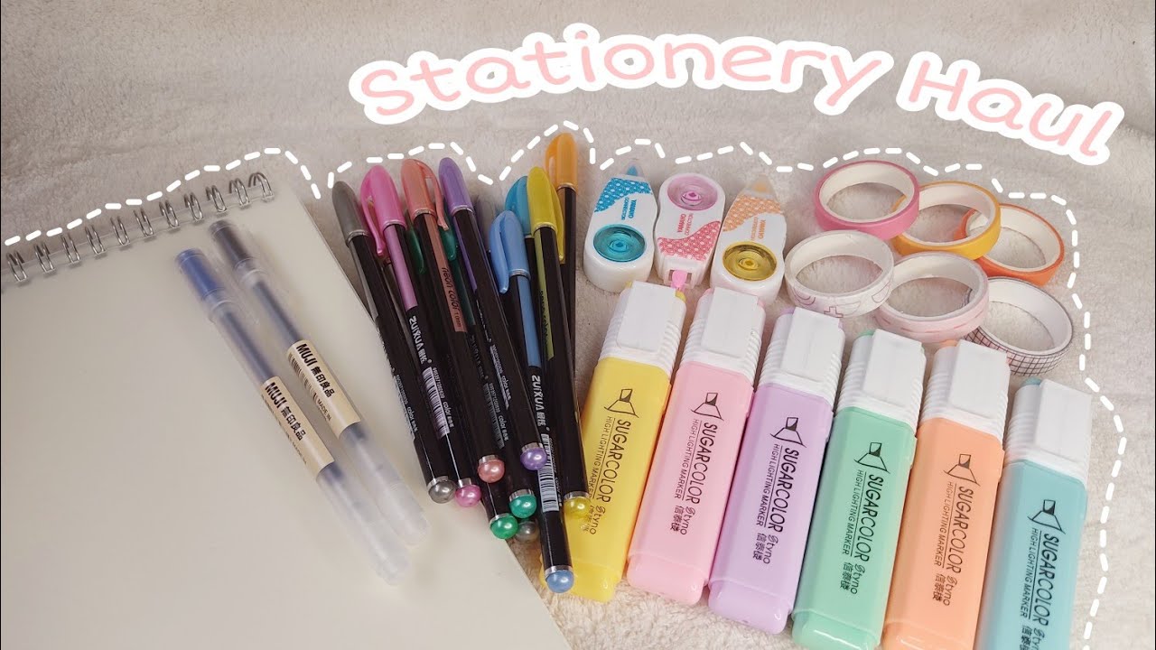 Stationery haul • ShopeexLazada | Princess desk • Philippines