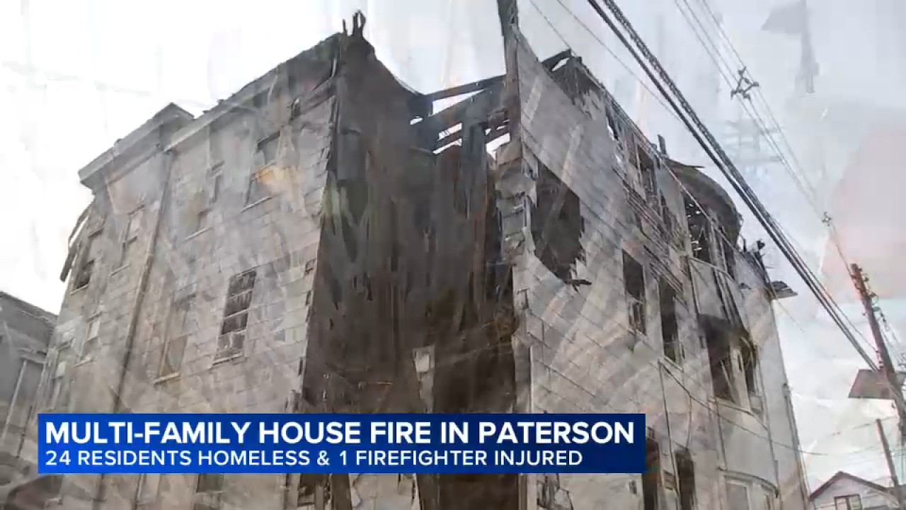 24 residents left homeless after quick-moving fire in Paterson