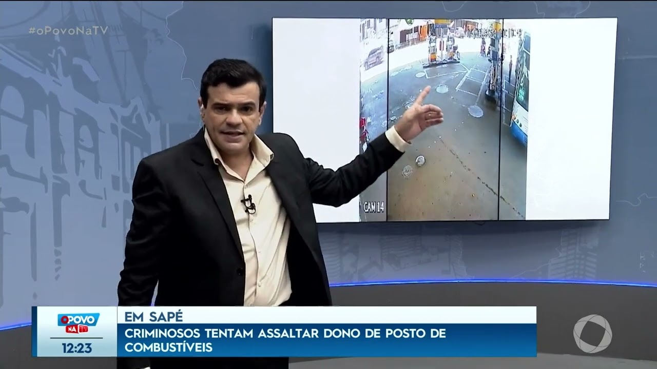 Em Sapé: criminosos tentam assaltar dono de posto de combustíveis - O Povo na TV