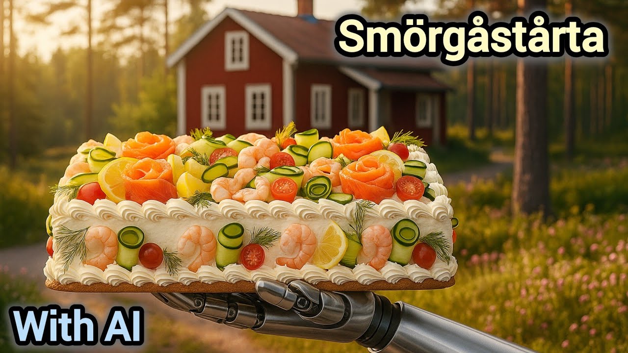 Beautiful Smörgåstårta – The Swedish Sandwich Cake You Must Try!