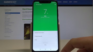 How to Perform Virus Scan on XIAOMI Poco F1 - Scan for Viruses