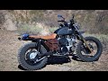 Turbo Nitrous Apocalypse KZ650 Scrambler Full Build Video - Motorcycle ASMR