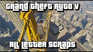 GTA V - All Letter Scraps - 100% Collectibles Guide - A Mystery, Solved Achievement/Trophy