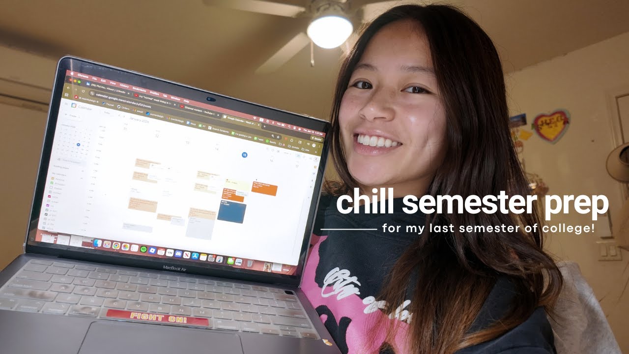 college diaries | chill semester prep ⋆⭒˚.⋆