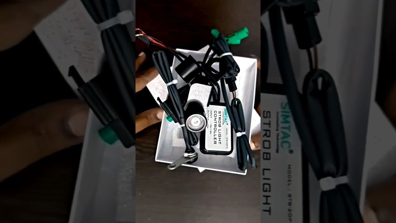 Strobe lights Unboxing ll Simtac ll Lights For RE Classic ll YouTube Shorts ll Flasher