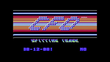 Commodore 64 demo: Crackforce Omega - Spitting Image cracktro (1988)