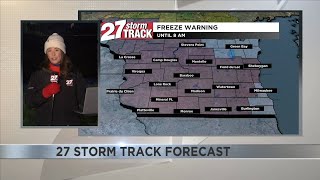 Cooler trend continues for the beginning of May