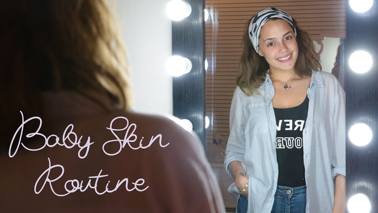 Baby skin routine with Nour | كيف أجعل بشرتي صافية كالأطفال مع نور