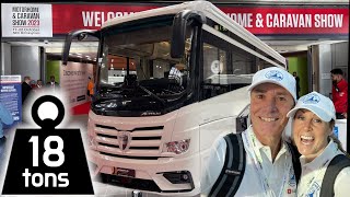 LARGEST MORELO ever exhibited at the NEC MOTORHOME and CARAVAN SHOW
