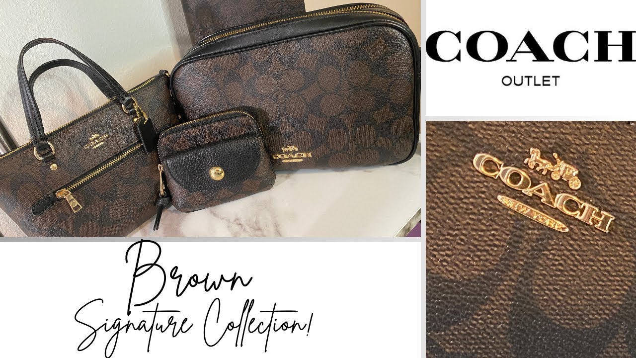Coach Signature Brown Collection | NaturallyNesh  