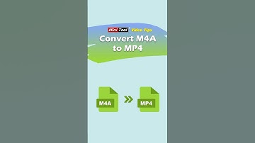 How to Convert M4A to MP4 for Free #m4a #mp4