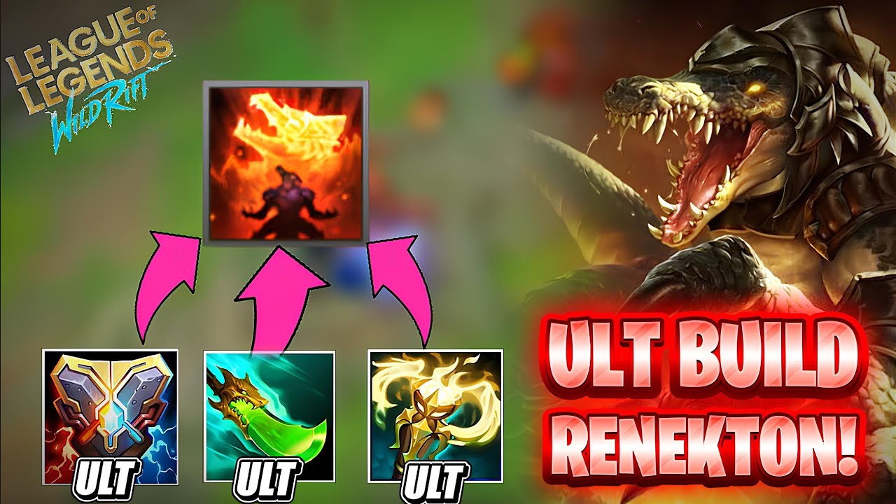 These Items Turns Renekton Into a Raid Boss When I Press the Ult! Wild Rift (Runes & Build)