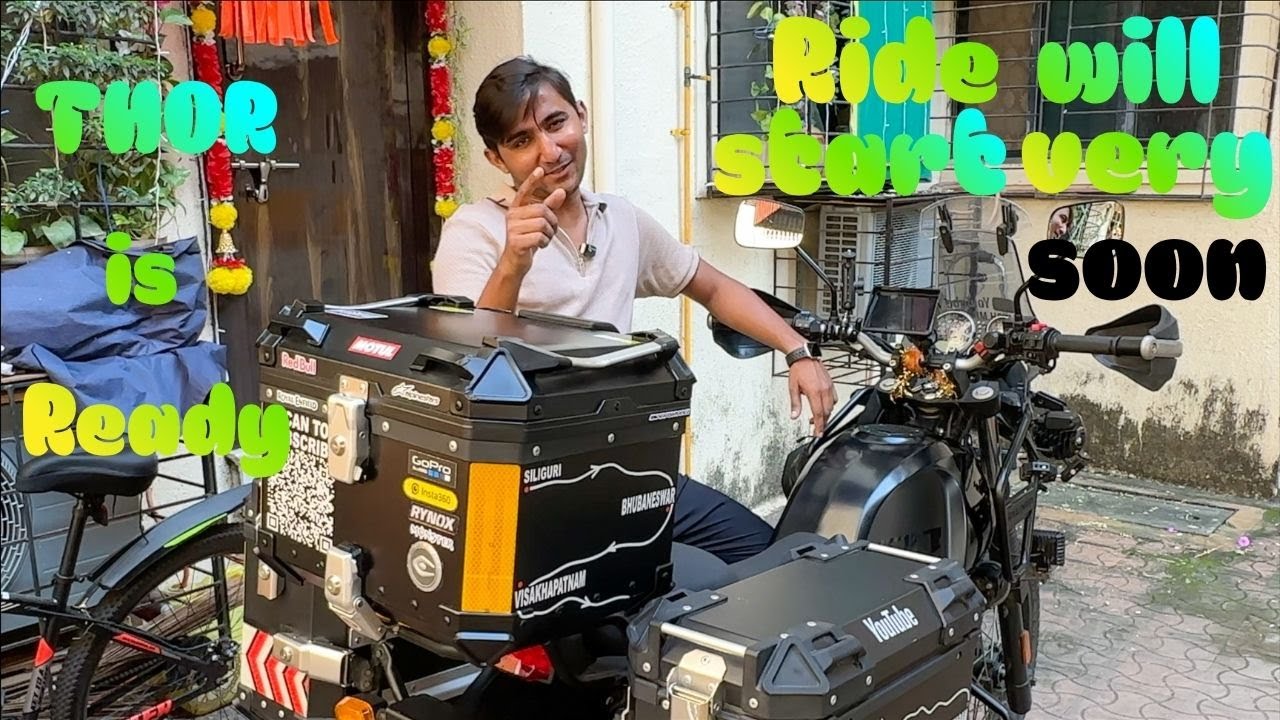 North East India Ride k liye THOR is all set | My longest ride ever | Packing for almost 1 month |