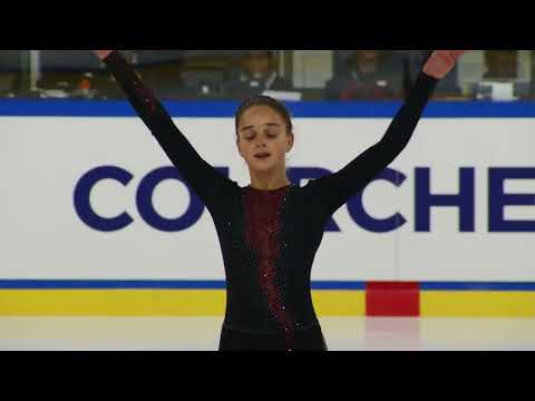 Viktoria Iushchenkova Grand Prix France Courchevel Season 2019 2020 Junior Ladies Fp
