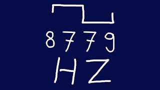 8779 hz square