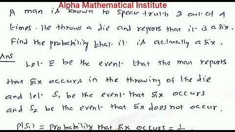 Bayes theorem CSIR NET JRF