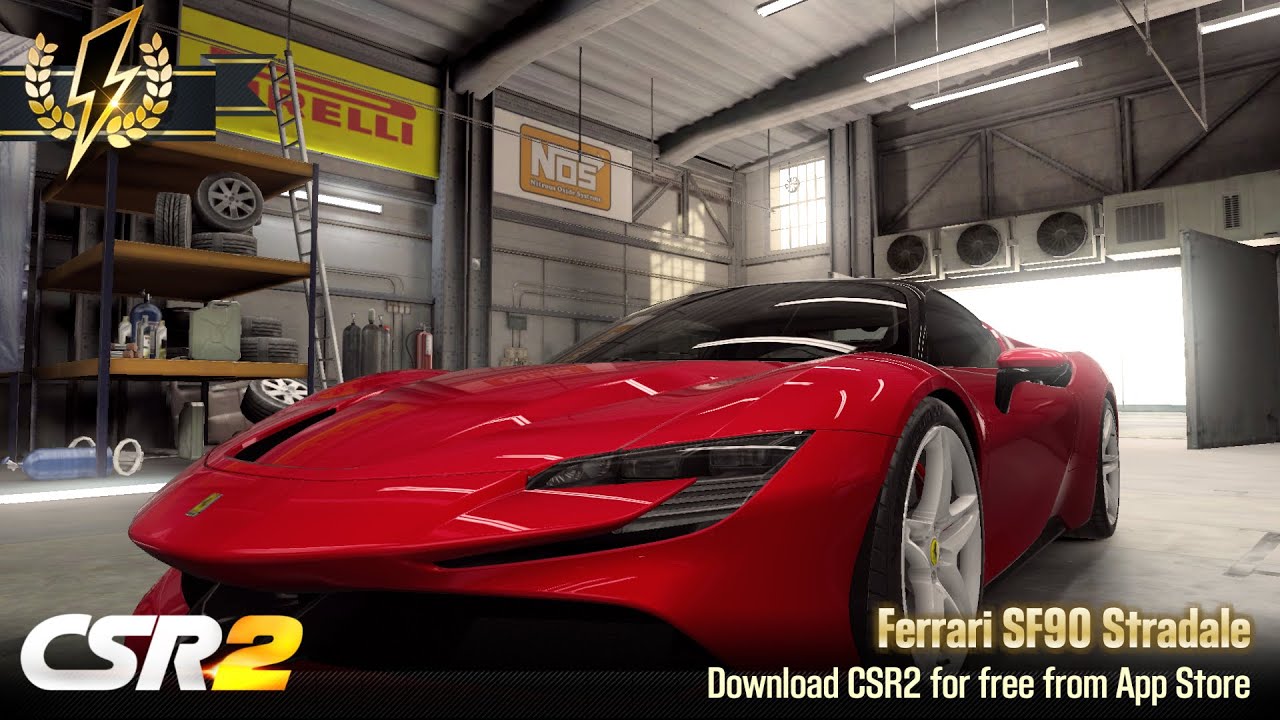 【CSR2】SF90 Stradale, shift & tune for 6.990