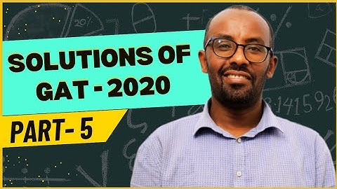 GAT -2020.....  Solve problem || Quantitative reasoning part @marvel_tutorial   #tutorial