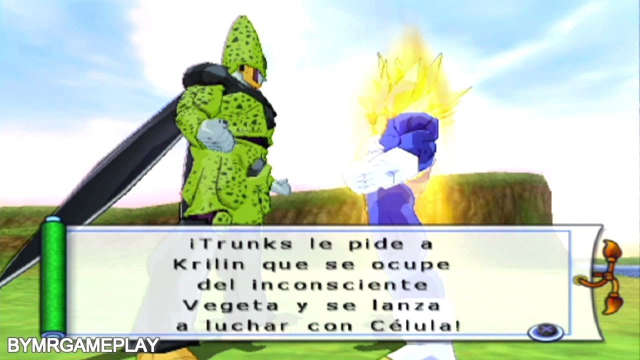 Dragon Ball Z Budokai Tenkaichi 2 Latino Saga androide Trunks vs Cell Perfecto 7 YouTube
