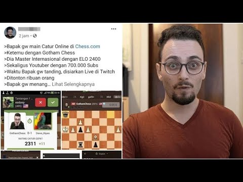 jarvisbudana's tweet  GothamChess vs. Dewa_Kipas Chess Match