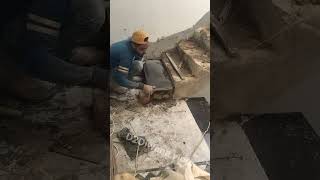 सीढ़ी इस्टेप फिटिंग #tiles #how #shortvideos #viralvideo #youtubeshorts #construction #tiles