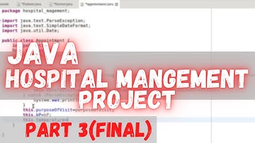 Hospital Management System JAVA Project | PART 3 | CodeFlows