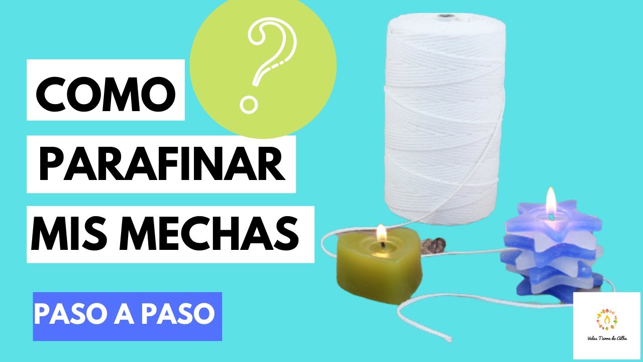 👉 COMO PREPARAR LAS MECHAS 😉 PARA NUESTRAS VELAS❗️ 