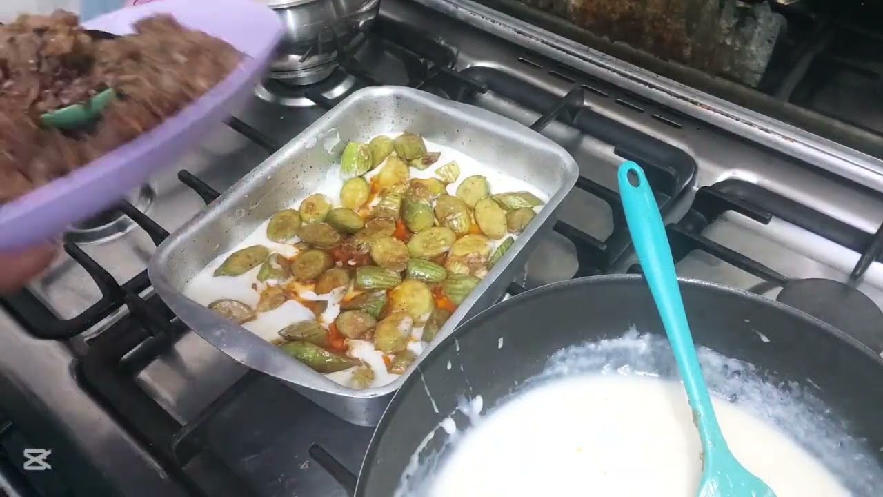 أحله صنيه كوسه بالبشاميل تحفه 