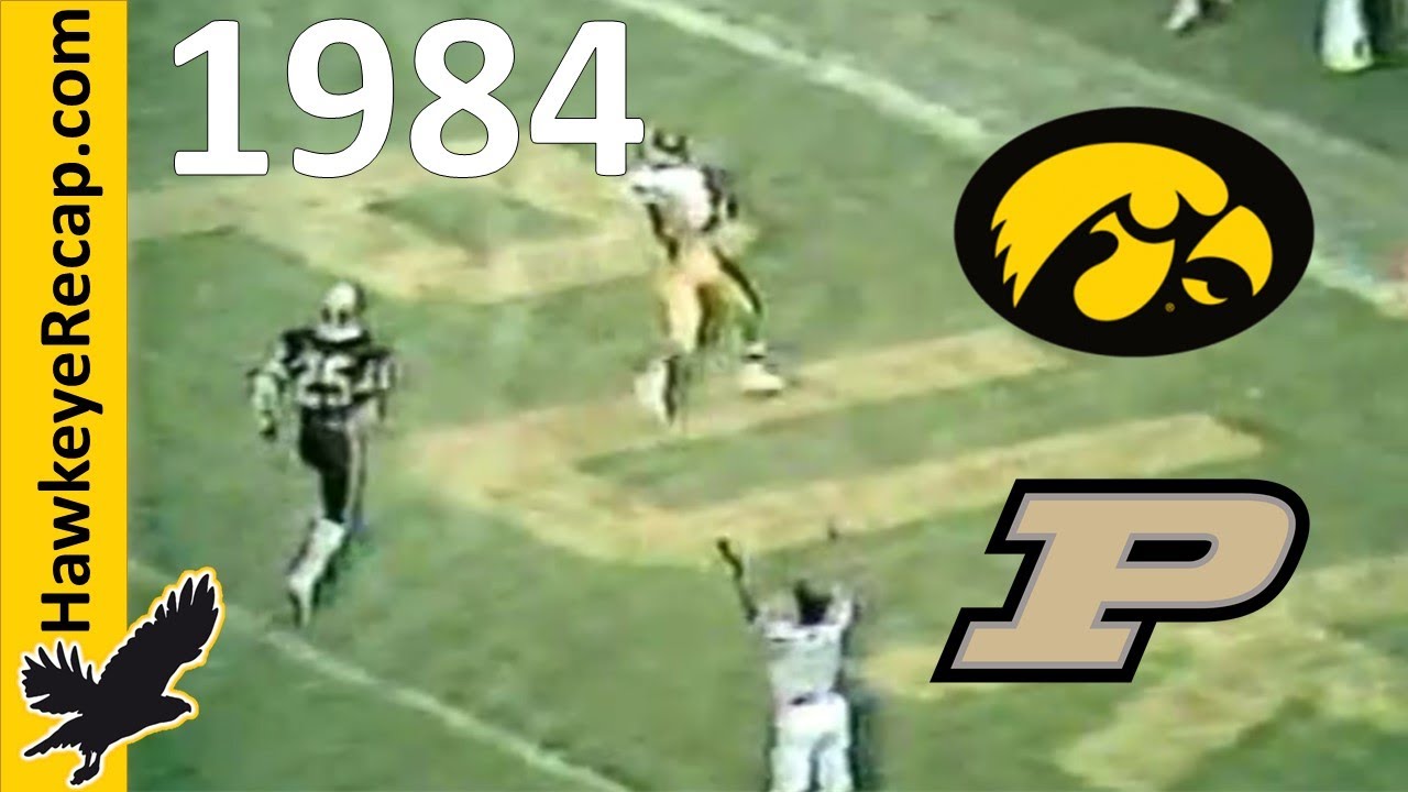 Iowa Hawkeyes @ #14 Purdue Boilermakers - Ross-Ade Stadium West Lafayette, Indiana 10/13/1984