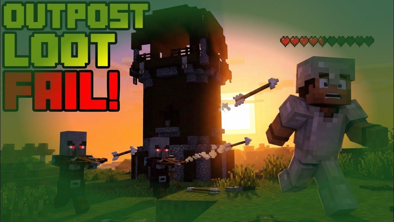 I Tried Looting a Pillager Outpost… and Everything Went Wrong”