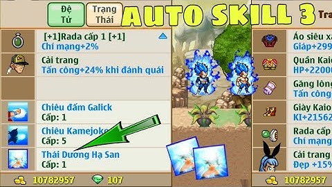 Nh0csc1 || Kinh nghiệm mở skill 3 đệ tử 99% né skill kaioken | NRO