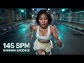 [1 HOUR] 145 SPM / BPM Tempo Run ⚡ High Energy Techno Cadence