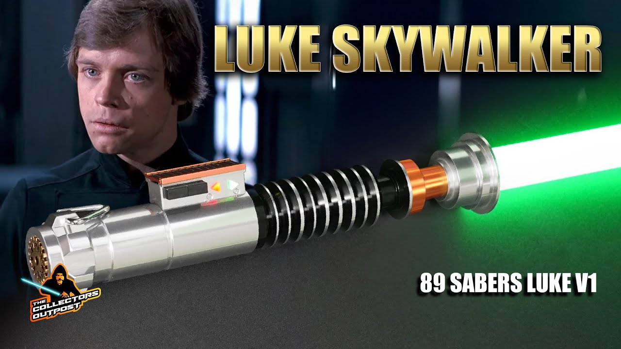 89SABERS Luke Skywalker ライトセーバー 本体 Luke Skywalker Lightsaber 89Sabers Unboxing from CCSabers - YouTube