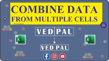 Easily combine Text & Numbers into ONE Cell in Excel | How to combine data in one cell in excel